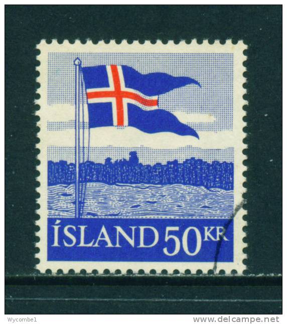 ICELAND - 1958 Flag 50k Used (stock Scan) - Used Stamps