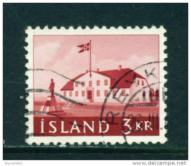 ICELAND - 1958 Old Government House 3k Used (stock Scan) - Usati