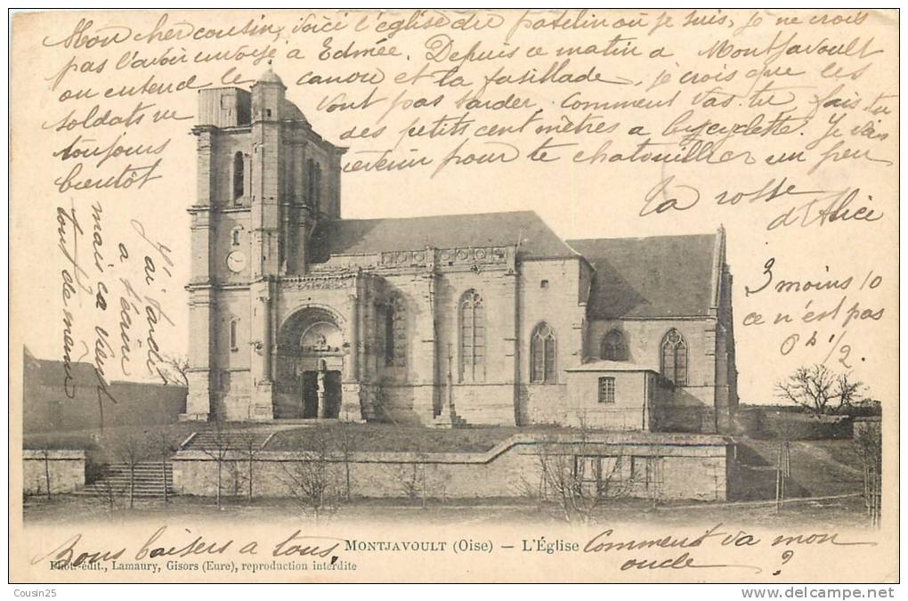 60 MONTJAVOULT - L'église - Montjavoult