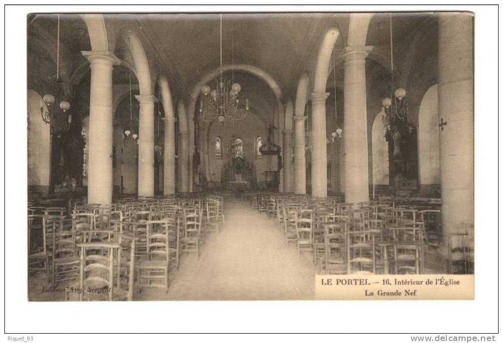 LE PORTEL - 16. Intérieur De L'Eglise. La Grande Nef - Le Portel