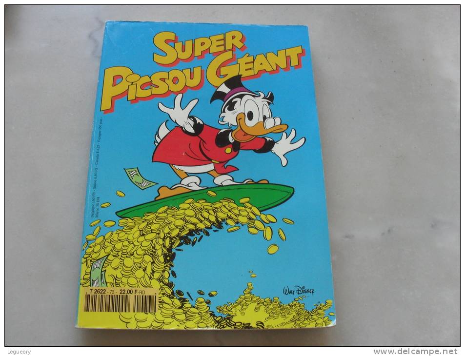 Super Picsou Geant  N°73  Aout  1996 - Disney