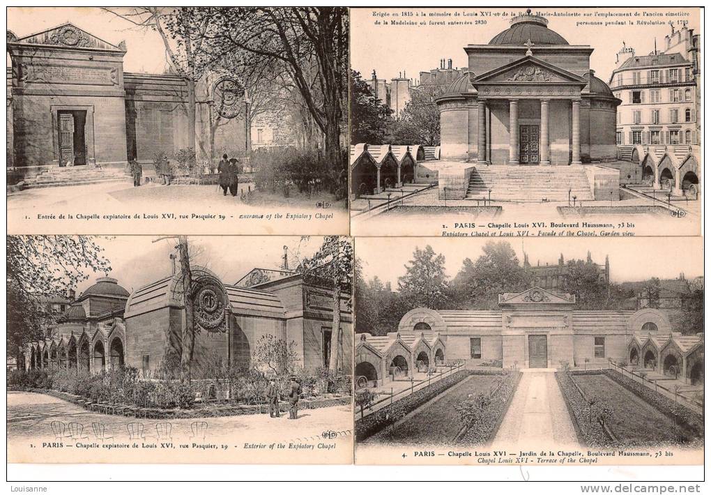 13 / 3 / 114  -  LOT DE 20 CP - MORT DE LOUIS XVI ET CHAPELLE EXPIATOIRE - 5 - 99 Cartoline