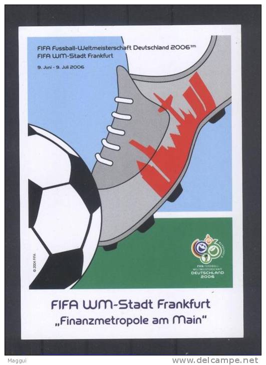 ALLEMAGNE   Carte  Officielle  Stade Frankfurt  Football  Soccer  Fussball   Cup 2006 - 2006 – Germany