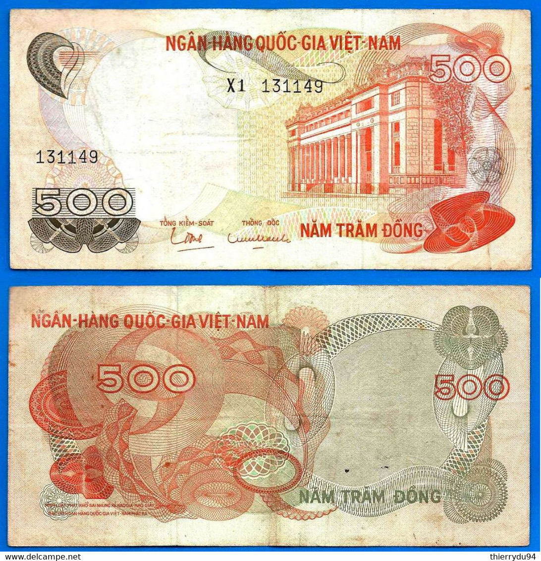 Vietnam Sud 500 Dong 1970 Serie X1 Que Prix + Frais De Port Asie Asia Dongs Paypal Bitcoin OK - Vietnam