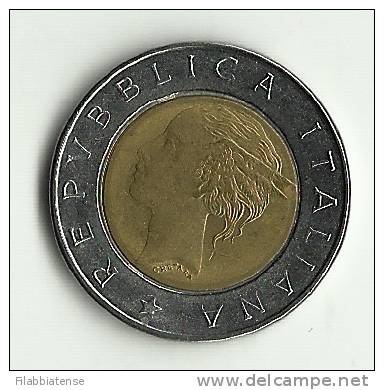 1992 - Italia 500 Lire, - 500 Lire