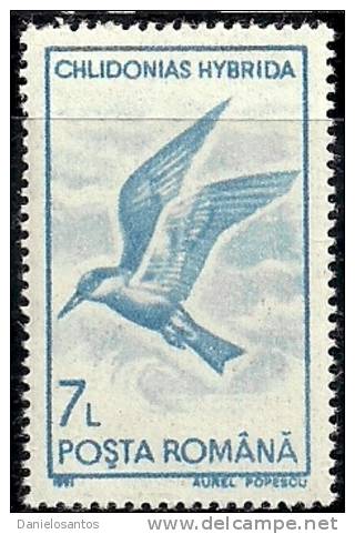 Rumania Romania 1991 Birds Aves Oiseaux Vegels - Water Birds - Whiskered Tern - Chlidonias Hybridus MNH - Albatros