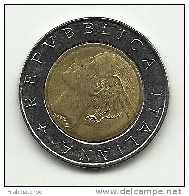1995 - Italia 500 Lire, - 500 Lire