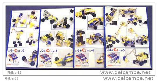 Lot De 4 Catalogues Meccano. N° 1, 2, 3, 4. - Meccano