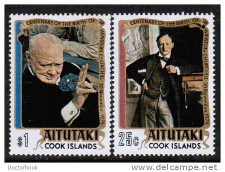 AITUTAKI   Scott #  110-4**  VF MINT NH - Aitutaki