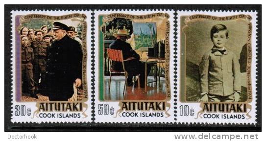 AITUTAKI   Scott #  110-4**  VF MINT NH - Aitutaki