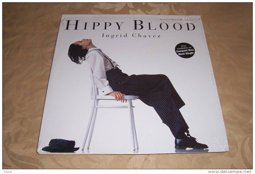 INGRID  CHAVEZ  °  HIPPY  BLOOD - 45 T - Maxi-Single