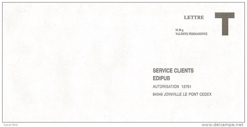 Enveloppe T Pour Le Service Clientd Edipub - Cartas/Sobre De Respuesta T