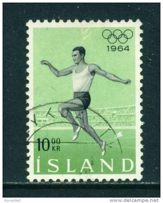 ICELAND - 1964 Olympic Games 10k Used (stock Scan) - Oblitérés