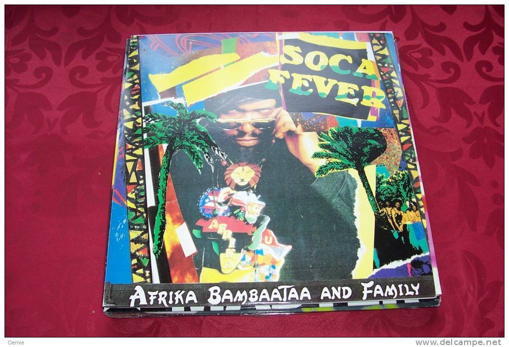 AFRICA BAMBAATAA  AND FAMILY  °  SOCA FEVER - 45 T - Maxi-Single