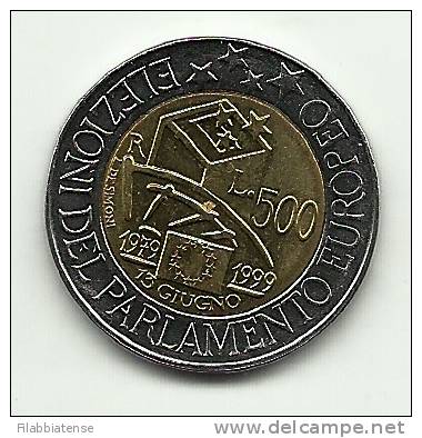 1999 - Italia 500 Lire Parlamento Europeo^ - 500 Lire