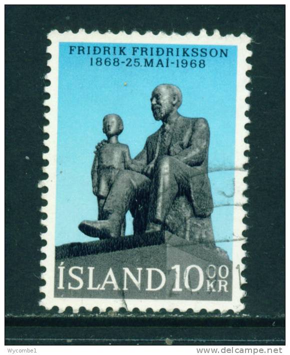 ICELAND - 1968 Fridriksson 10k Used (stock Scan) - Gebraucht