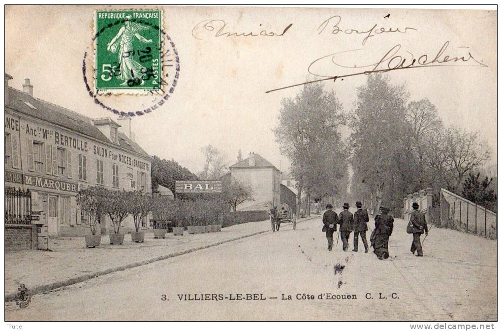 VILLIERS-LE-BEL LA COTE D ECOUEN ANIMEE - Villiers Le Bel