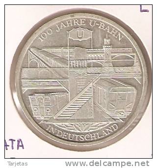 MONEDA DE PLATA DE ALEMANIA DE 10 EUROS DEL AÑO 2002 LETRA D (COIN)  SILVER,ARGENT. - Otros & Sin Clasificación