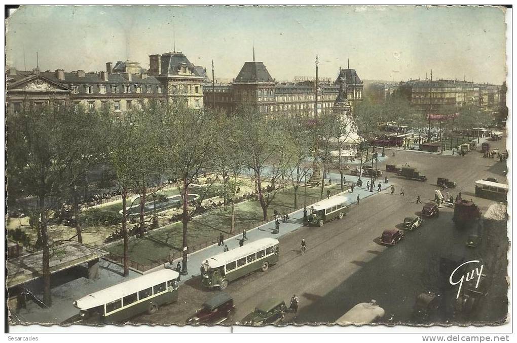 PARIS, PLACE DE LA RÉPUBLIQUE, SCAN R/V - Plazas