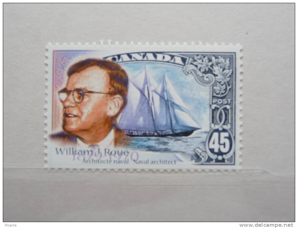 Canada 1998-"Hommage à William J. Roué"   1 V   N° 1584 - Bateaux