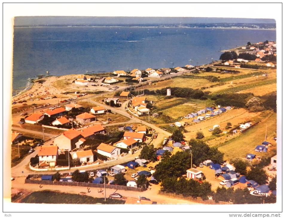 CPM 44 Loire Atlantique - LA PLAINE Sur Mer - Vue Aérienne "Le Mouton" Au Premier Plan, Le Camping - La-Plaine-sur-Mer