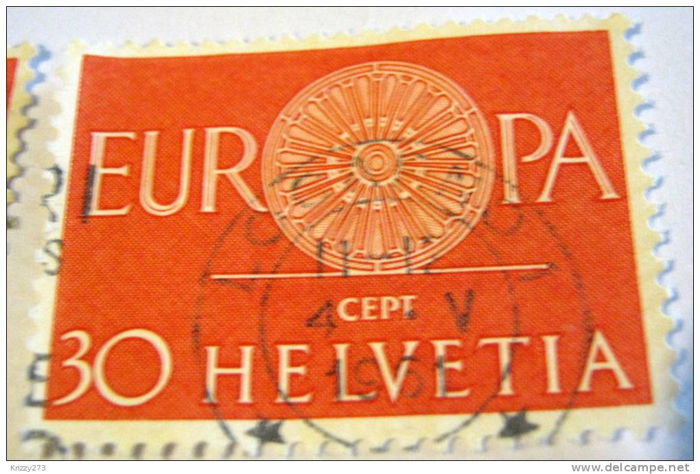 Switzerland 1960 Europa CEPT 30c - Used - Used Stamps