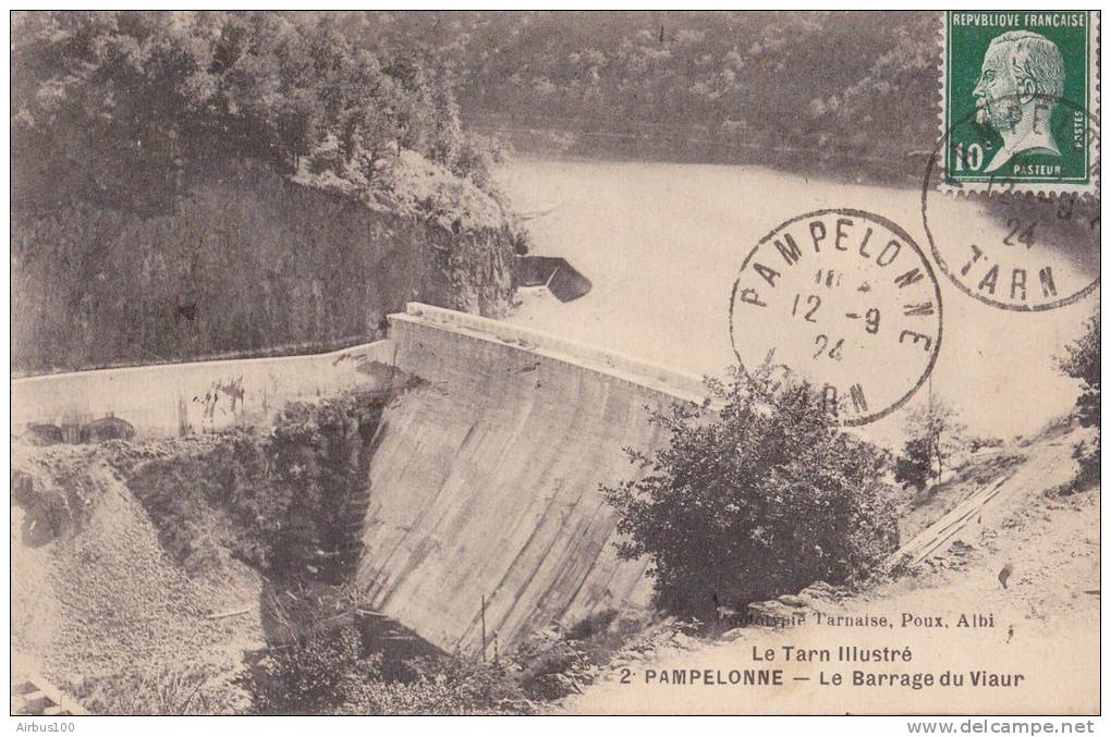 81 - Pampelonne - Le Barrage Du Viaur - N° 2 - 2 Scans - - Pampelonne
