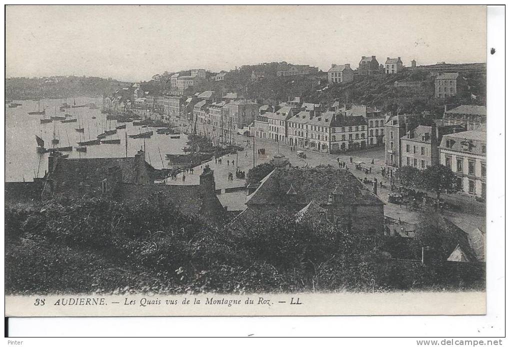 AUDIERNE - Les Quais Vus De La Montagne Du Roz - Audierne