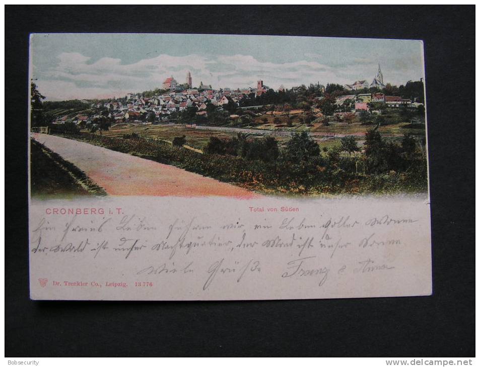 == Kronberg Taunus, 1905 - Kronberg