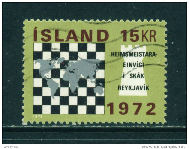 ICELAND - 1972 Chess 15k Used (stock Scan) - Oblitérés