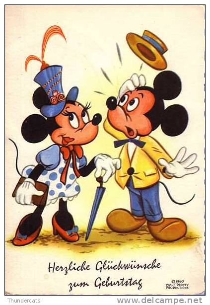 WALT DISNEY MICKEY MOUSE MICKY MAUS - Autres & Non Classés