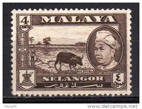 MALAYA SELANGOR - 1957 YT 69 USED - Selangor