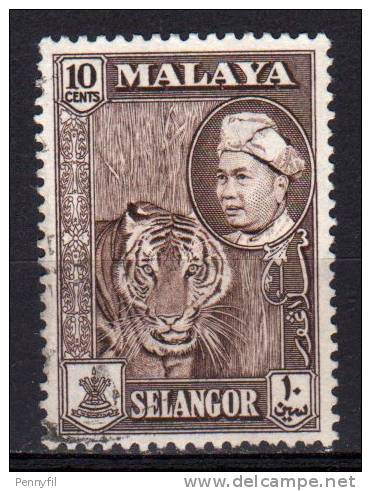MALAYA SELANGOR - 1957 YT 72 USED - Selangor