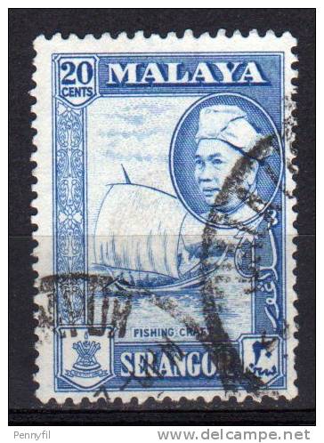 MALAYA SELANGOR - 1957 YT 73 USED - Selangor