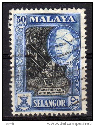 MALAYA SELANGOR - 1957 YT 74 USED - Selangor