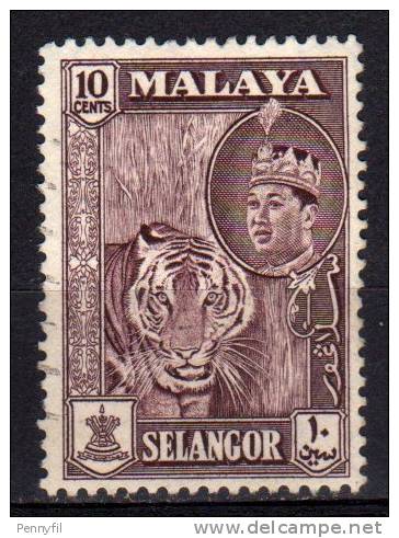 MALAYA SELANGOR - 1961/62 YT 84 USED - Selangor
