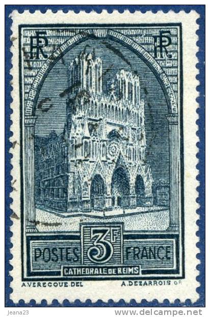 259c  Cathédrale De Reims Oblitéré  1929-31  263 FS - Used Stamps