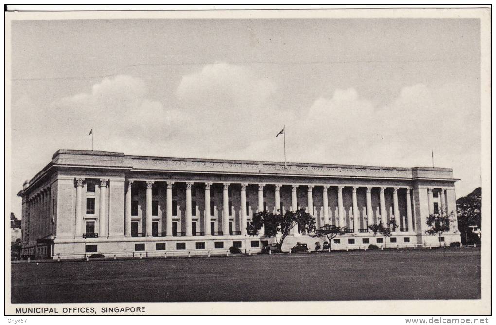 SINGAPORE-CHINE-CHINA- ASIE-ASIEN  - Municipal Offices - VOIR 2 SCANS - - Cina