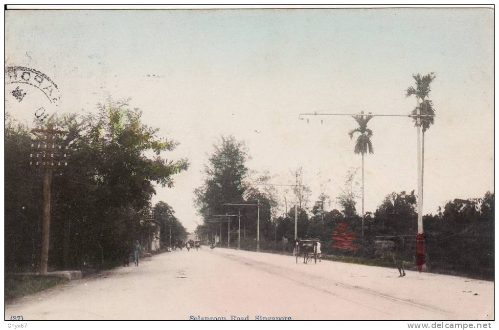 SINGAPORE-CHINE-CHINA- ASIE-ASIEN - Selangoon Road -  VOIR 2 SCANS - - Cina