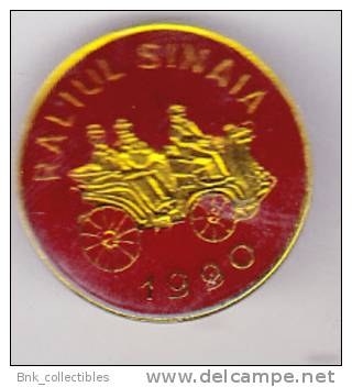 Romania Old Rally Pin Badge - Sinaia Rally (red) - Rally