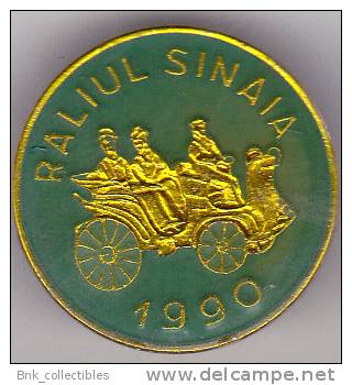 Romania Old Rally Pin Badge - Sinaia Rally (green) - Rallye