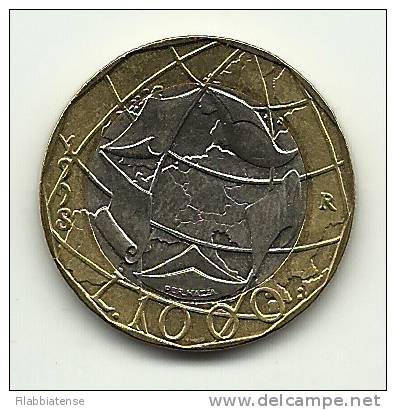 1998 - Italia 1.000 Lire, - 1 000 Liras