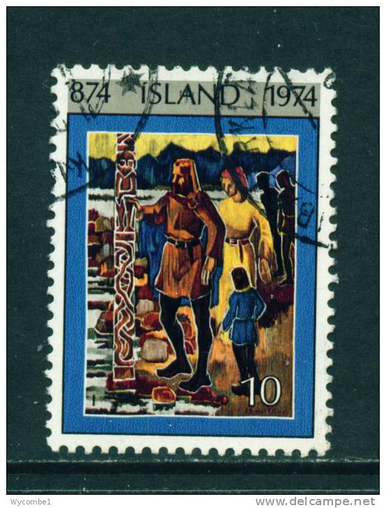 ICELAND - 1974 Icelandic Settlement 10k Used (stock Scan) - Oblitérés