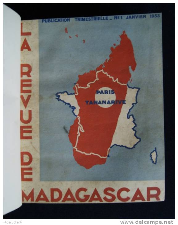 LA REVUE DE MADAGASCAR 1933 Ethnologie Art Décoratif Malgache  Musique Léon CAYLA Pierre CAMO - 1900 - 1949