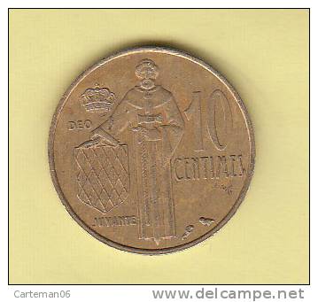 Pièce De Monaco - 0.10 Centimes - Rainier III - 1974 - 1960-2001 Neue Francs