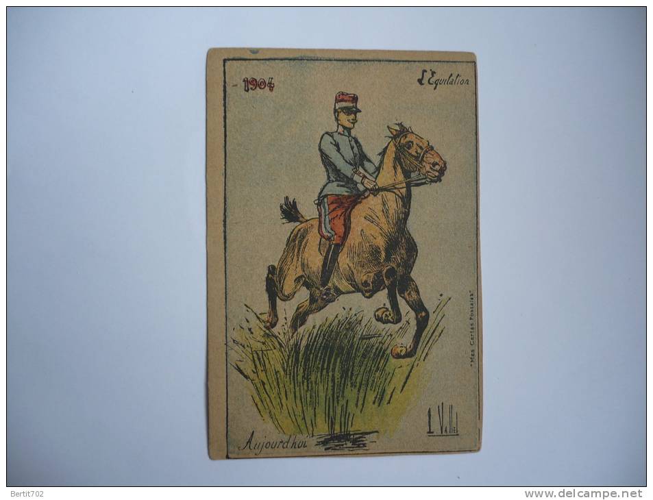 VALLET  L. - 1904 - L'équitation Aujourd'hui   -  Mes Cartes Postales - Vallet, L.