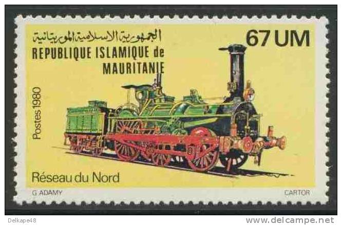 Mauritanie Mauritania 1980 Mi 708 YT 470 SG 683 ** Locomotive Réseau Du Nord No. 170, France - Treinen