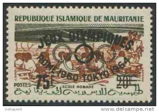 Mauritanie Mauritania 1962 Mi II II ** = Mi 171 + Overprint "Jeux Olympique Rome 1960 . Tokyo 1964" - Mauritanië (1960-...)