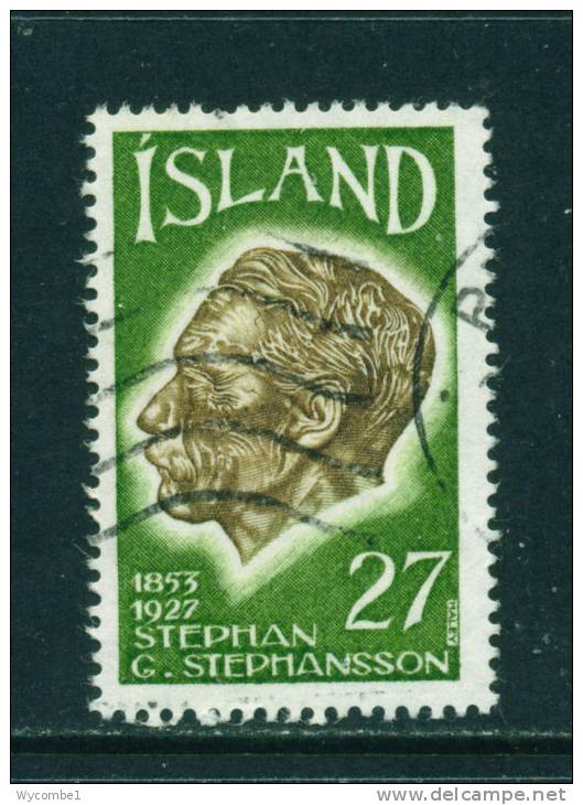 ICELAND - 1975 Stephansson 27k Used (stock Scan) - Oblitérés