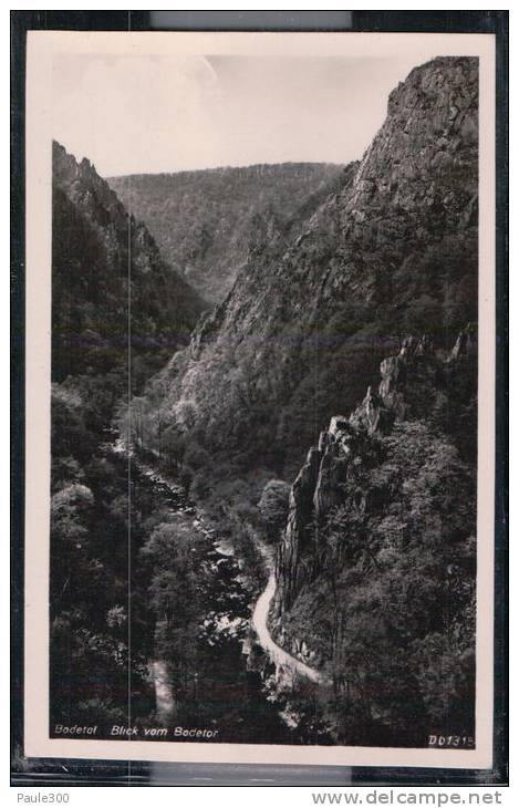 Thale - Bodetal - Blick Vom Bodetor - Thale